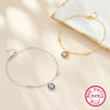 Simple Style Flower Sterling Silver Plating Inlay Zircon 18k Gold Plated White Gold Plated Bracelets