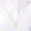 201 Stainless Steel 304 Stainless Steel Titanium Steel Gold Plated Simple Style Plating Flower Pendant Necklace