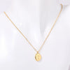 201 Stainless Steel 304 Stainless Steel Titanium Steel Gold Plated Simple Style Plating Flower Pendant Necklace