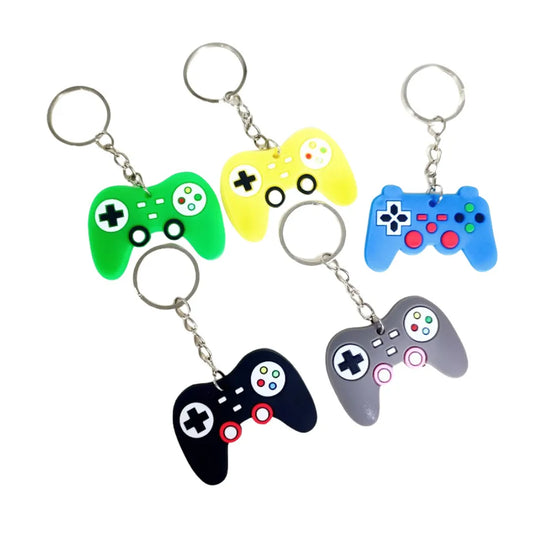 Simple Style Game Console PVC Unisex Bag Pendant Keychain