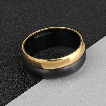 Simple Style Geometric 201 Stainless Steel Plating Unisex Rings