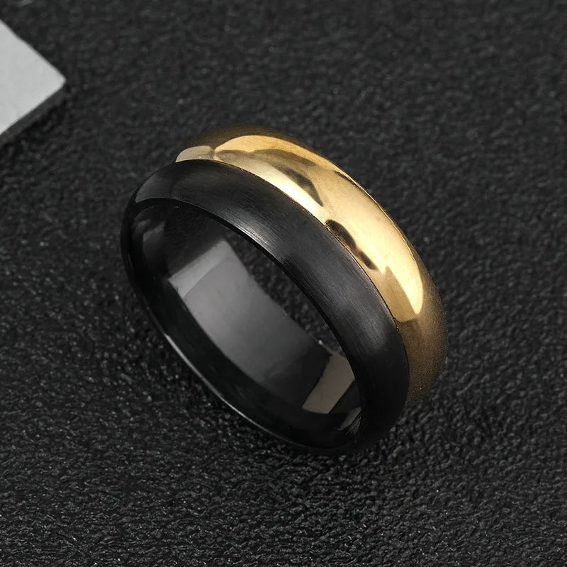 Simple Style Geometric 201 Stainless Steel Plating Unisex Rings