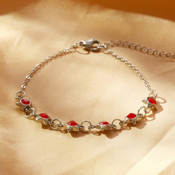 Simple Style Geometric 304 Stainless Steel 18K Gold Plated Bracelets In Bulk