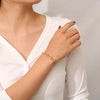 Simple Style Geometric 304 Stainless Steel 18K Gold Plated Bracelets In Bulk
