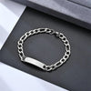 Simple Style Geometric 304 Stainless Steel Plating Unisex Bracelets Men Chain Bracelets