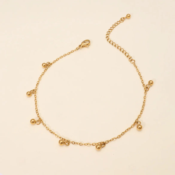 Simple Style Geometric 316L Stainless Steel  18K Gold Plated Bracelets In Bulk