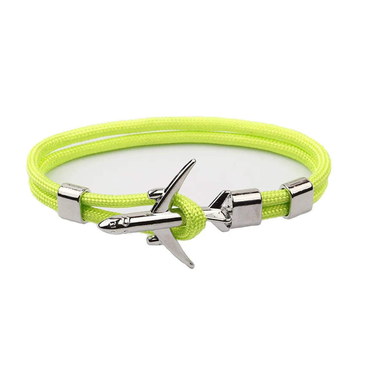 Simple Style Geometric Alloy Nylon Braid Unisex Bracelets