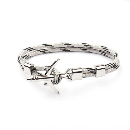 Simple Style Geometric Alloy Nylon Braid Unisex Bracelets