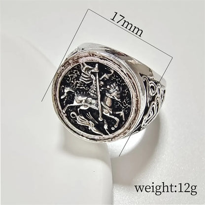 Simple Style Geometric Alloy Plating Men's Rings