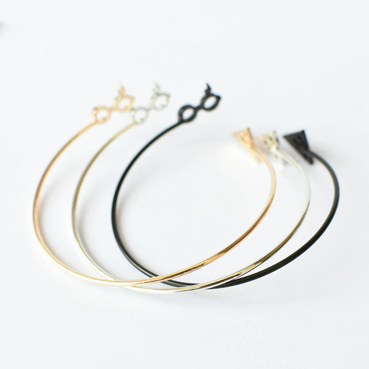 Simple Style Geometric Alloy Plating Women'S Bangle