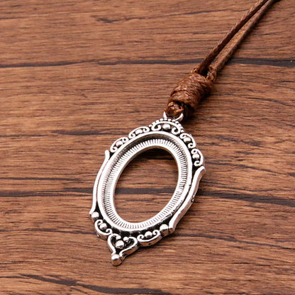 Simple Style Geometric Alloy Plating Women'S Pendant Necklace