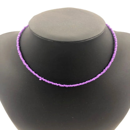 Simple Style Geometric Alloy Seed Bead Wholesale Necklace