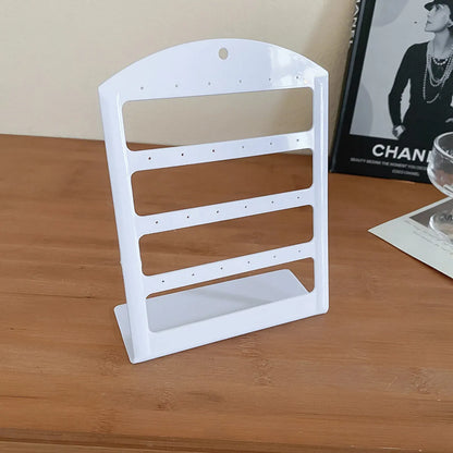 Simple Style Geometric Arylic Jewelry Rack