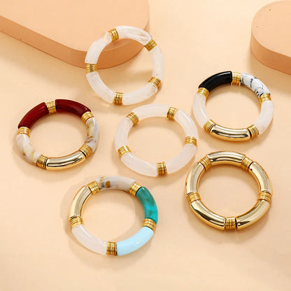 Simple Style Geometric Arylic Wholesale Bangle