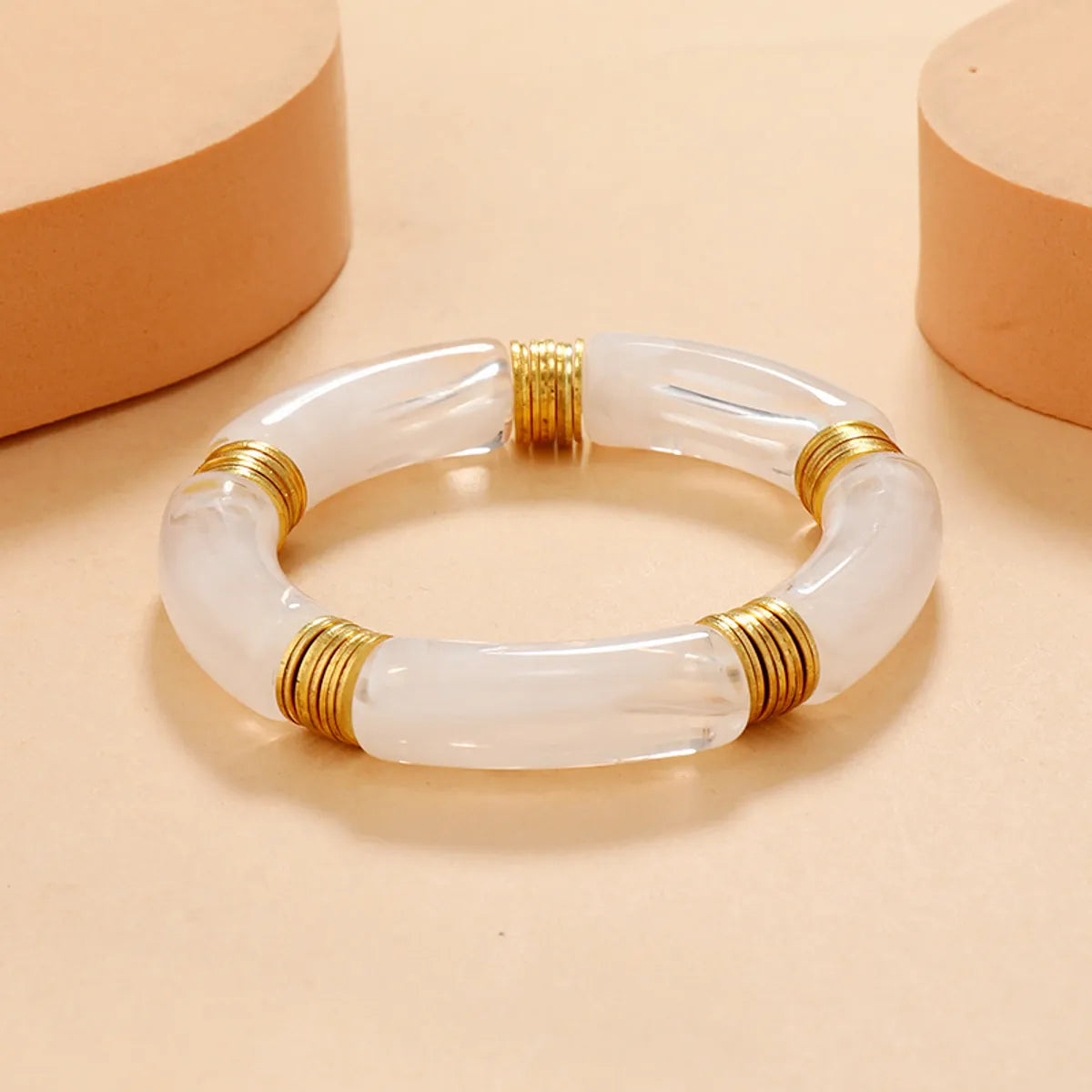 Simple Style Geometric Arylic Wholesale Bangle