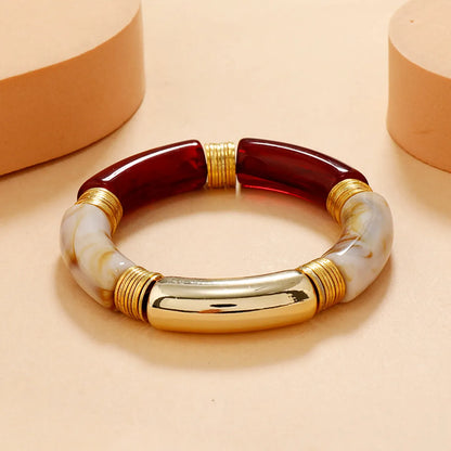 Simple Style Geometric Arylic Wholesale Bangle