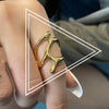 Simple Style Geometric Copper Plating Open Ring