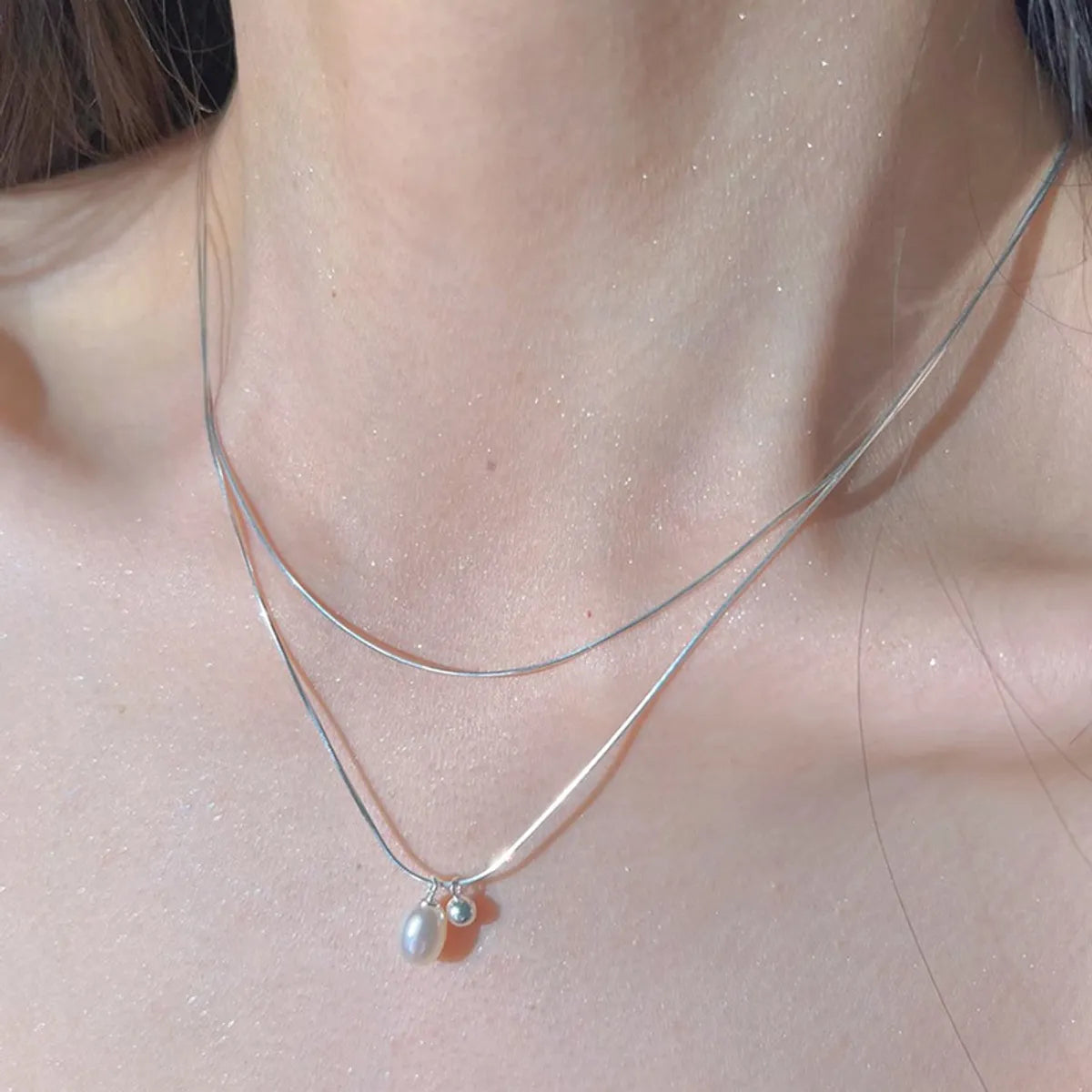 Simple Style Geometric Copper Plating Pendant Necklace