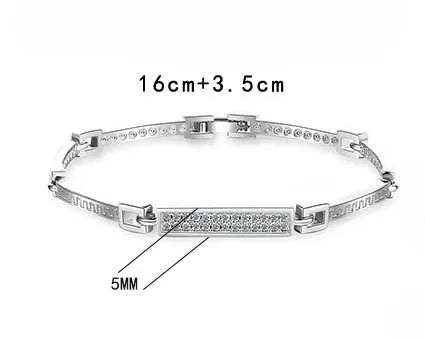 Simple Style Geometric Copper Rhinestones Bracelets