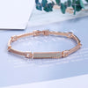 Simple Style Geometric Copper Rhinestones Bracelets