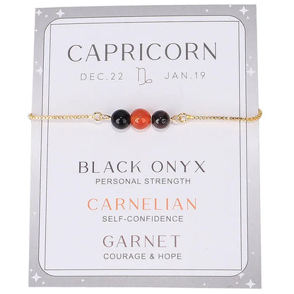 Simple Style Geometric Garnet Wholesale Bracelets