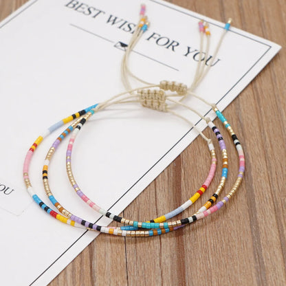 Simple Style Geometric Glass Wholesale Bracelets