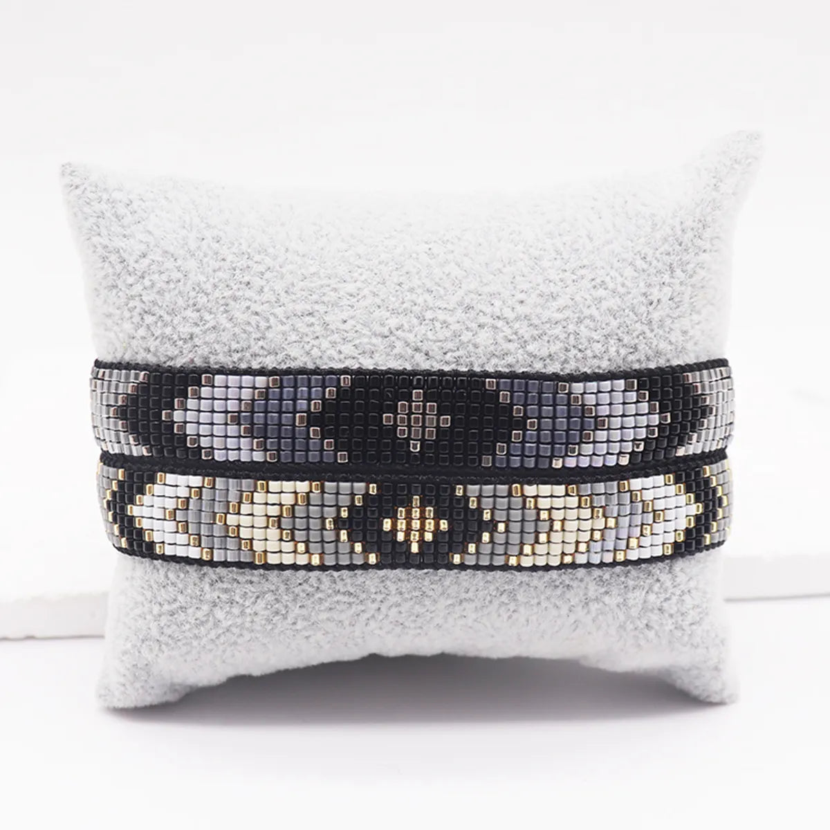 Simple Style Geometric Glass Knitting Unisex Bracelets