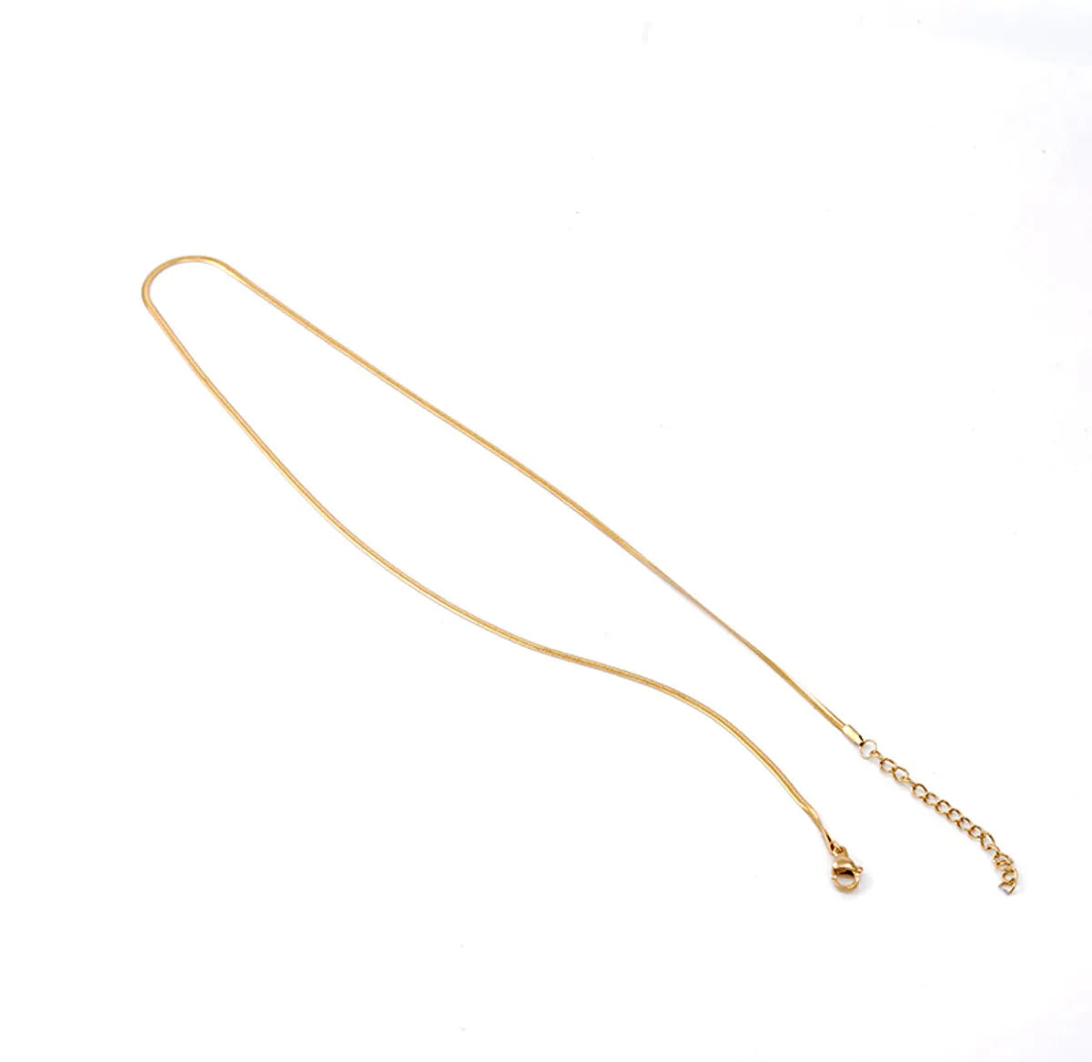 Simple Style Geometric Gold Plated Plating Necklace 1 Piece