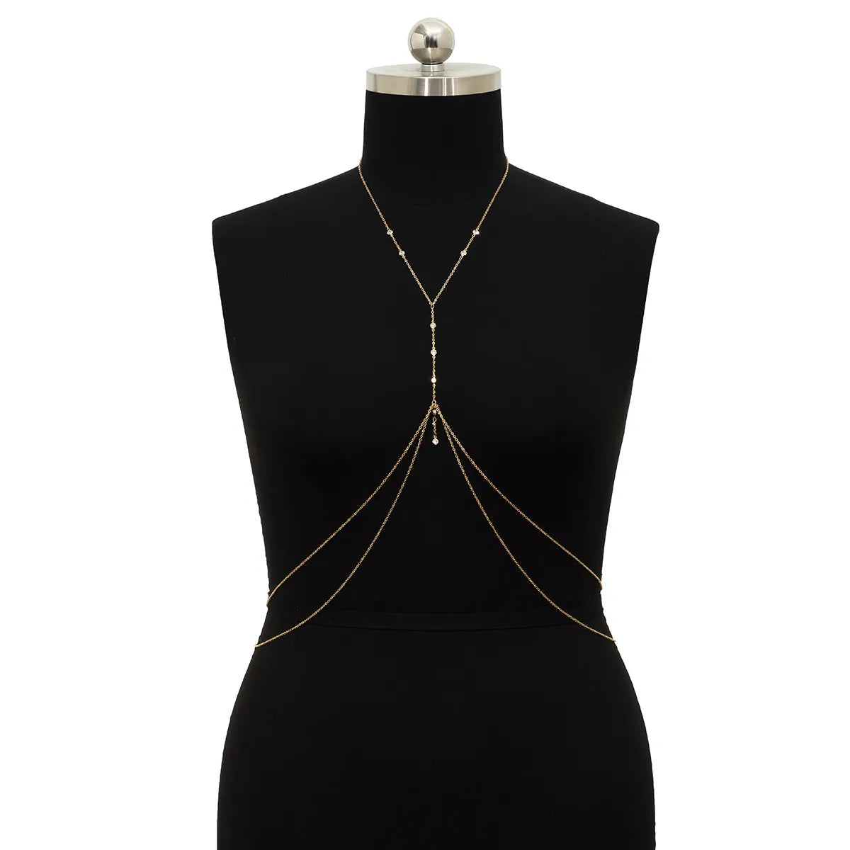 Simple Style Geometric Iron Wholesale Body Chain