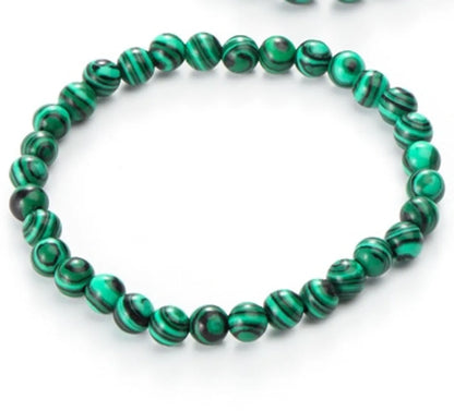 Simple Style Geometric Malachite Handmade Bracelets