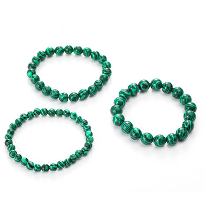 Simple Style Geometric Malachite Handmade Bracelets