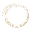 Simple Style Geometric Metal Layered Tassel Waist Chain