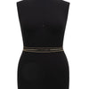 Simple Style Geometric Metal Layered Tassel Waist Chain