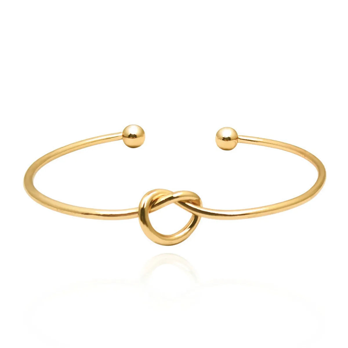 Simple Style Geometric Metal Plating Women's Bangle