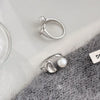 Simple Style Geometric Moon Electroplating Thai Silver Irregular Plating Women'S Open Rings