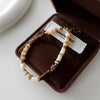 Simple Style Geometric Natural Stone Tiger Eye Pendant Necklace In Bulk