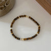 Simple Style Geometric Natural Stone Tiger Eye Pendant Necklace In Bulk