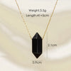 Simple Style Geometric Natural Stone Titanium Steel Pendant Necklace In Bulk