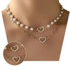 Simple Style Geometric Pearl Alloy Pearl Wholesale Necklace