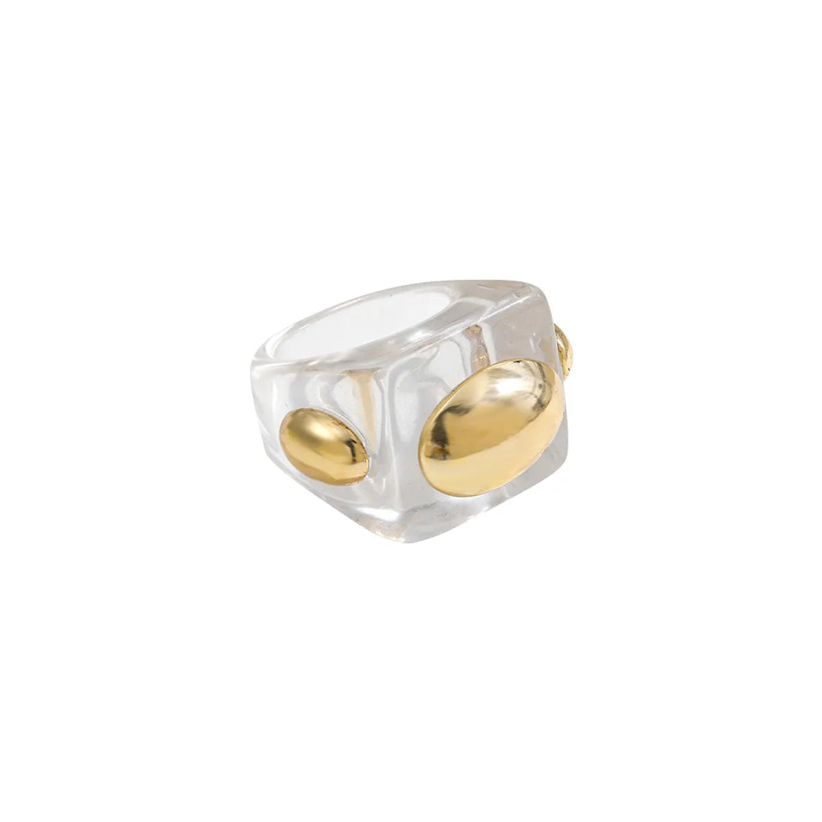 Simple Style Geometric Plastic Alloy Women's Rings 1 Piece