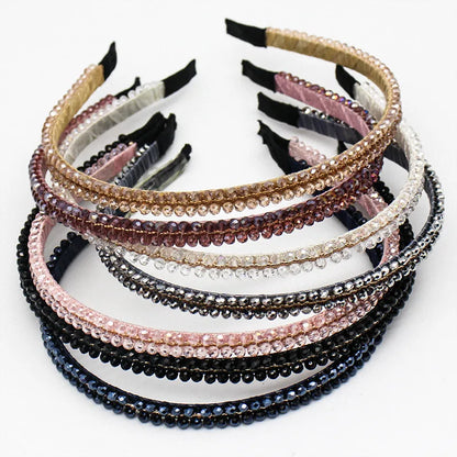 Simple Style Geometric Rhinestone Hair Band