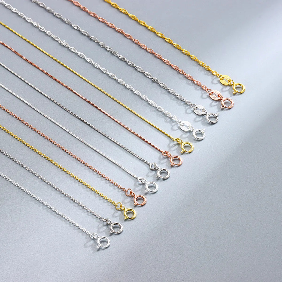 Simple Style Geometric Silver Plating Necklace