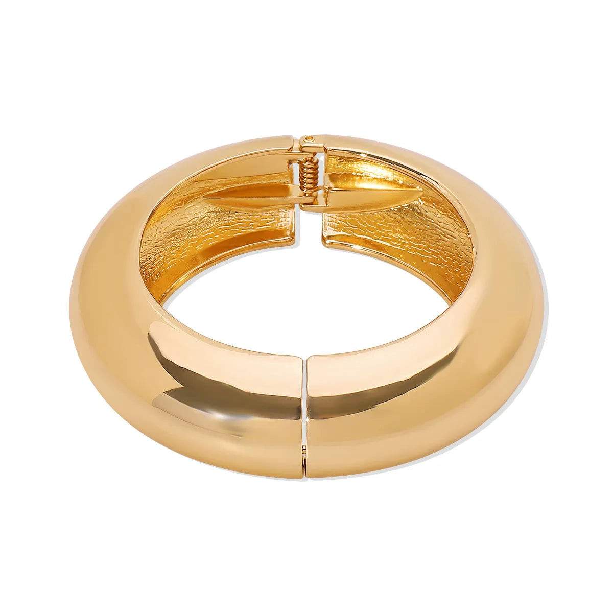 Simple Style Geometric Solid Color Alloy Wholesale Bangle