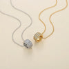 Simple Style Geometric Solid Color Copper Zircon Pendant Necklace In Bulk