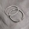 Simple Style Geometric Solid Color Stainless Steel Bangle Stainless Steel Bracelets
