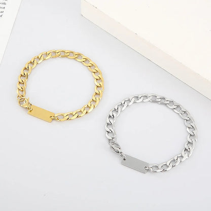 Simple Style Geometric Stainless Steel Bracelets Necklace