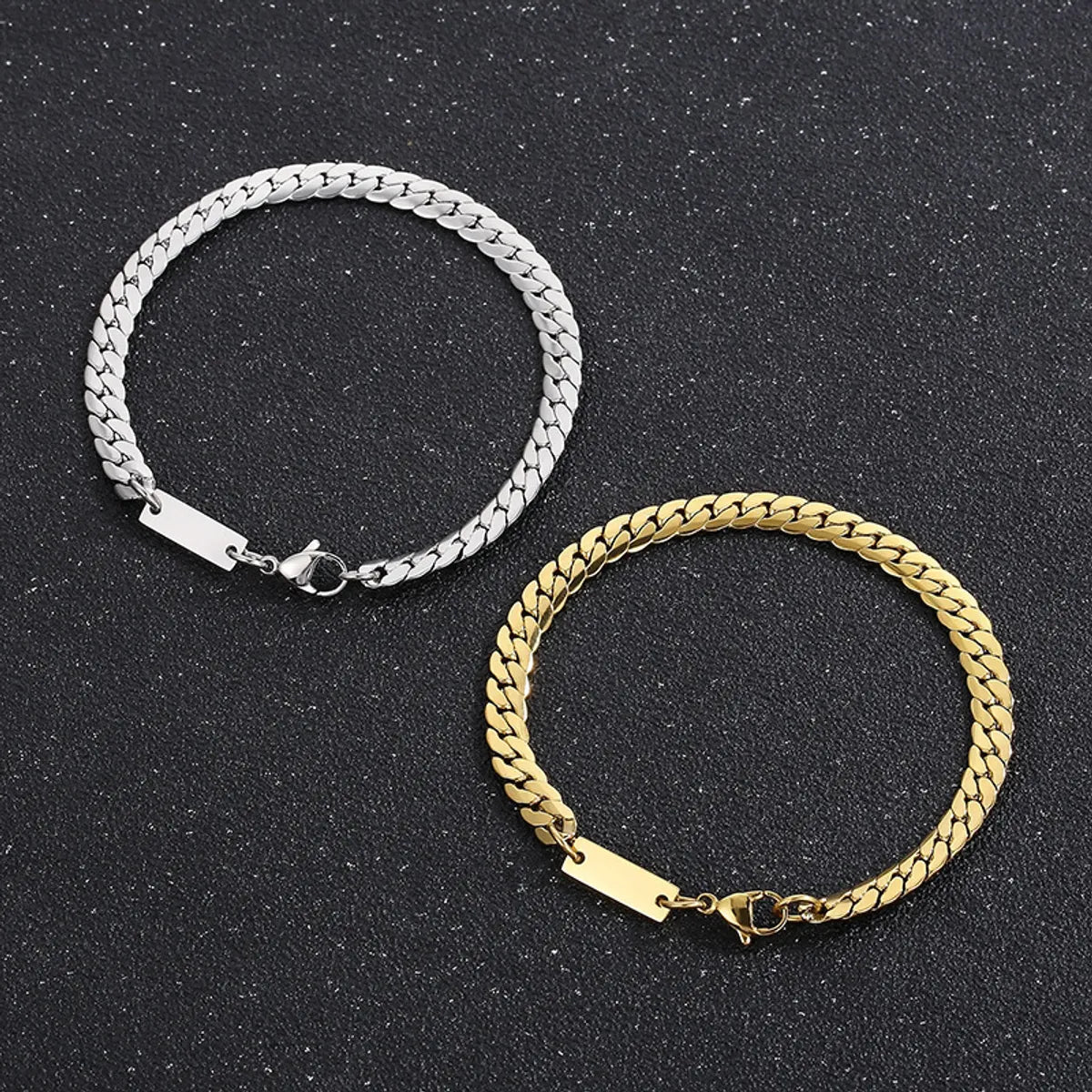 Simple Style Geometric Stainless Steel Bracelets Necklace