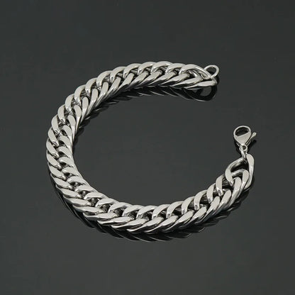 Simple Style Geometric Stainless Steel Bracelets Plating Stainless Steel Bracelets