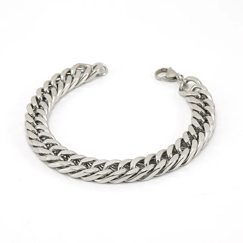 Simple Style Geometric Stainless Steel Bracelets Plating Stainless Steel Bracelets