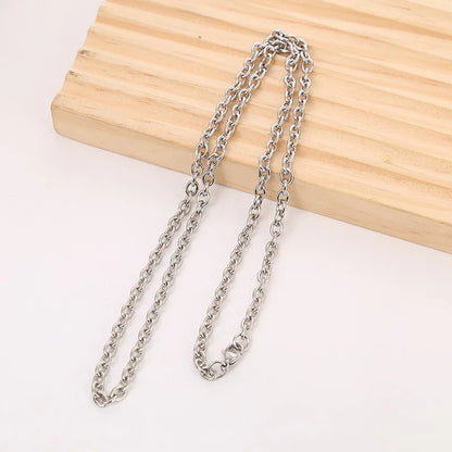 Simple Style Geometric Stainless Steel Handmade Necklace 1 Piece